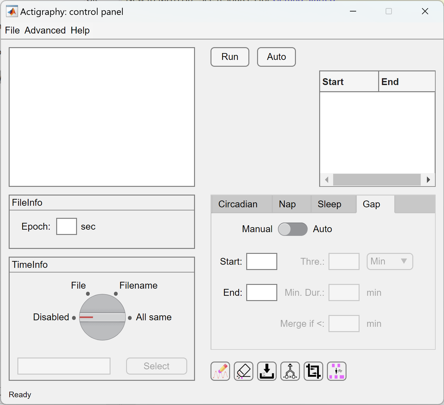 interface of ezActi